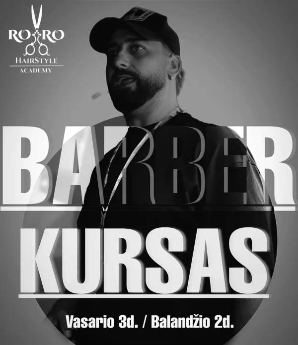 4 savaičių BARBER kursas